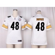 Women Nike Pittsburgh Steelers #48 Bud Dupree Game White NFL Jersey