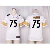Women Nike Pittsburgh Steelers #75 Joe Greene Game White NFL Jersey
