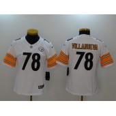 Women Nike Pittsburgh Steelers #78 Alejandro Villanueva White Vapor Untouchable Limited NFL Jersey