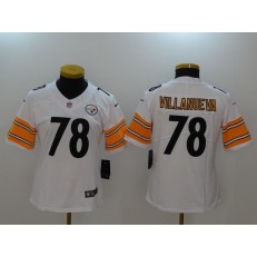 Women Nike Pittsburgh Steelers #78 Alejandro Villanueva White Vapor Untouchable Limited NFL Jersey
