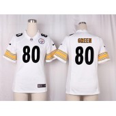 Women Nike Pittsburgh Steelers #80 Ladarius Green Game White NFL Jersey