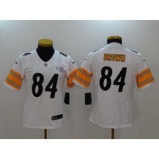 Women Nike Pittsburgh Steelers #84 Antonio Brown White Vapor Untouchable Limited NFL Jersey