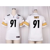Women Nike Pittsburgh Steelers #91 Stephon Tuitt Game White NFL Jersey