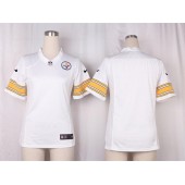 Women Nike Pittsburgh Steelers Blank Game White NFL Jersey