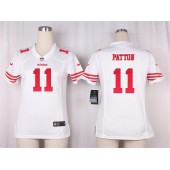Women Nike San Francisco 49ers #11 Quinton Patton Game White NFL Jersey