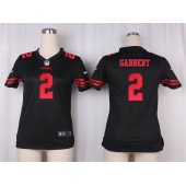 Women Nike San Francisco 49ers #2 Blaine Gabbert Game Black NFL Jersey