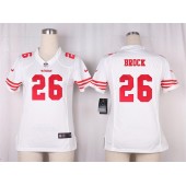Women Nike San Francisco 49ers #26 Tramaine Brock Game White NFL Jersey