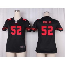 Women Nike San Francisco 49ers #52 Patrick Willis Game Black NFL Jersey