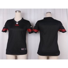 Women Nike San Francisco 49ers #Blank Game Black NFL Jersey