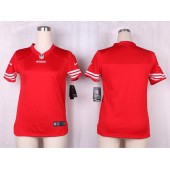 Women Nike San Francisco 49ers #Blank Game Red Team Color NFL Jersey