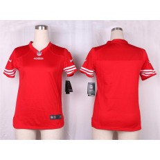 Women Nike San Francisco 49ers #Blank Game Red Team Color NFL Jersey