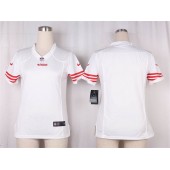 Women Nike San Francisco 49ers #Blank Game White NFL Jersey