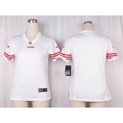 Women Nike San Francisco 49ers #Blank Game White NFL Jersey