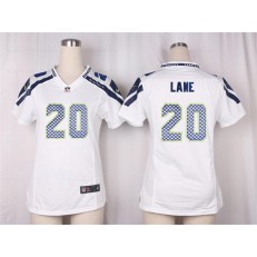 Women Nike Seattle Seahawks #20 Jeremy Lane Game White NFL Jersey