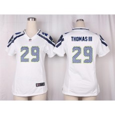 Women Nike Seattle Seahawks #29 Earl Thomas III Game White NFL Jersey