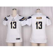 Women Nike San Diego Chargers #13 Keenan Allen Game White NFL Jersey