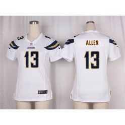 Women Nike San Diego Chargers #13 Keenan Allen Game White NFL Jersey