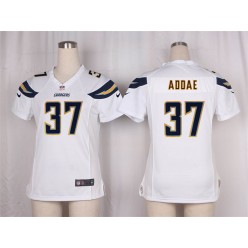 Women Nike San Diego Chargers #37 Jahleel Addae Game White NFL Jersey