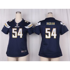 Women Nike San Diego Chargers #54 Melvin Ingram Game Navy Blue Team Color NFL Jersey
