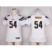 Women Nike San Diego Chargers #54 Melvin Ingram Game White NFL Jersey