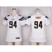 Women Nike San Diego Chargers #94 Corey Liuget Game White NFL Jersey