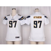 Women Nike San Diego Chargers #97 Jeremiah Attaochu Game White NFL Jersey