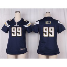 Women Nike San Diego Chargers #99 Joey Bosa Game Navy Blue Team Color NFL Jersey