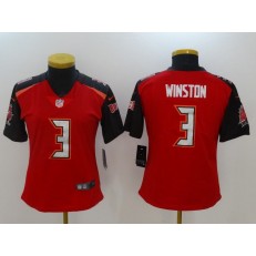 Women Nike Tampa Bay Buccaneers #3 Jameis Winston Red Vapor Untouchable Limited NFL Jersey