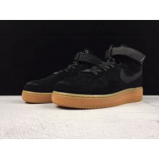 NIKE AIR FORCE 1 HI 07 LV8 SUEDE BLACK AA1118-001