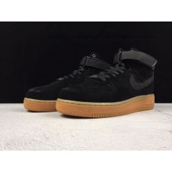 NIKE AIR FORCE 1 HI 07 LV8 SUEDE BLACK AA1118-001