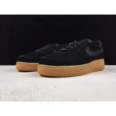 NIKE AIR FORCE 1 LOW 07 LV8 SUEDE BLACK BROWN AA1117-001
