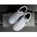 NIKE AIR FORCE 1 LOW SUMMIT WHITE SILVER 314219-128