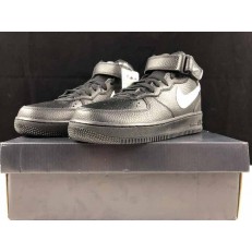 NIKE AIR FORCE 1 MID 07 LV8 SUEDE BLACK WHITE AA4083-001