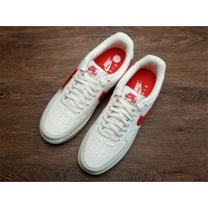 NIKE AIR FORCE 1 LOW 07 SAIL UNIVERSITY RED 315122-126