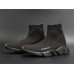 BALENCIAGA STRETCH MESH HIGH TOP SNEAKER ALL BLACK 483502-W05G0-1000