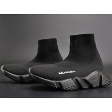 BALENCIAGA STRETCH MESH HIGH TOP SNEAKER ALL BLACK KIDS 483502-W05G0-1000