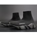 BALENCIAGA STRETCH MESH HIGH TOP SNEAKER ALL BLACK KIDS 483502-W05G0-1000