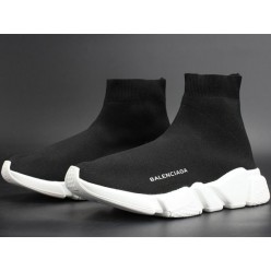 BALENCIAGA STRETCH MESH HIGH TOP SNEAKER BLACK 454484-W05G0-1000