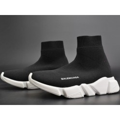 BALENCIAGA STRETCH MESH HIGH TOP SNEAKER BLACK KIDS 454484-W05G0-1000