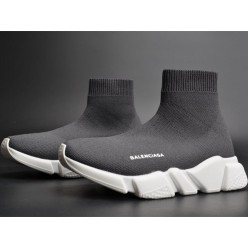 BALENCIAGA STRETCH MESH HIGH TOP SNEAKER GREY KIDS 458653-W05G0-1505