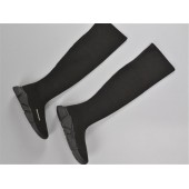 BALENCIAGA STRETCH MESH HIGH TOP SNEAKER OVER KNEE BLACK