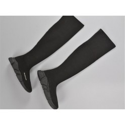 BALENCIAGA STRETCH MESH HIGH TOP SNEAKER OVER KNEE BLACK