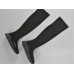 BALENCIAGA STRETCH MESH HIGH TOP SNEAKER OVER KNEE BLACK
