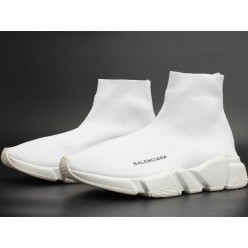 BALENCIAGA STRETCH MESH HIGH TOP SNEAKER WHITE 454485-W05G0-1000