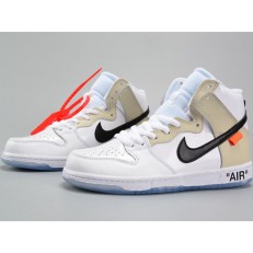 NIKE SB ZOOM DUNK HIGH PRO x OFF WHITE 854851-100