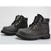 TIMBERLAND BOOTS 10860 JUNIOR BLACK NUBUCK WATERPROOF