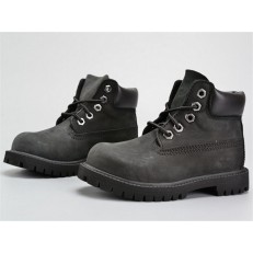 TIMBERLAND BOOTS 10860 JUNIOR BLACK NUBUCK WATERPROOF