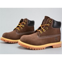 TIMBERLAND BOOTS 10860 JUNIOR BROWN NUBUCK WATERPROOF