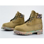 TIMBERLAND BOOTS 10860 JUNIOR GREEN NUBUCK WATERPROOF