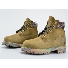 TIMBERLAND BOOTS 10860 JUNIOR GREEN NUBUCK WATERPROOF